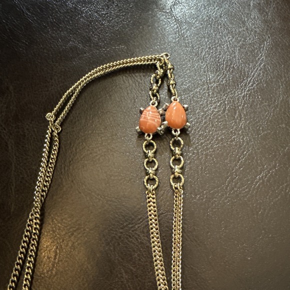 Loft Agate Amethyst‎ Long Necklace NWT - Picture 3 of 7